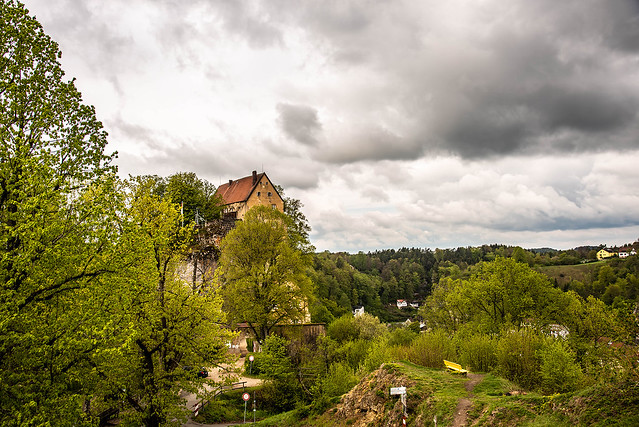 Blick auf Burg Pottenstein