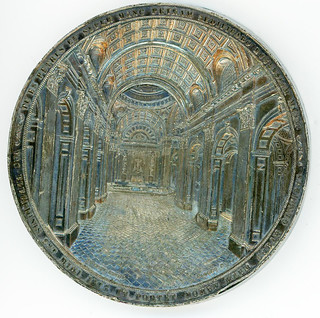 1864 Cathedral St Peter St Paul medal reverse
