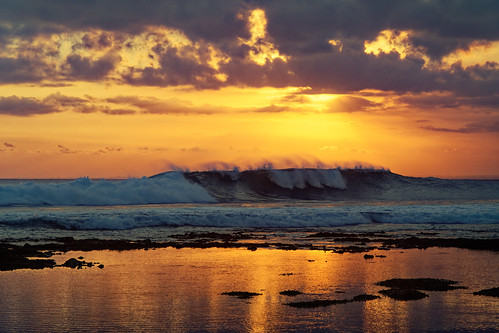waves vagues wellen surf sunset bali sonnenuntergang paradise