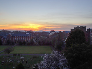 Sunset over Water Tower Gardens, 2019 Feb 25
