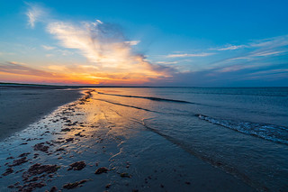 Sunset at Scusset Beach