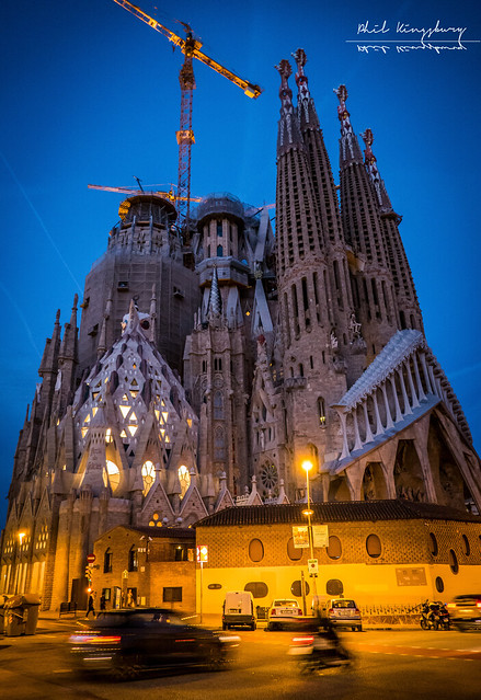La Sagrada Familia cathedral, Gaudi's unfinished architectural masterpiece, Barcelona, Spain (Explored Jun 13, 2017 #401)