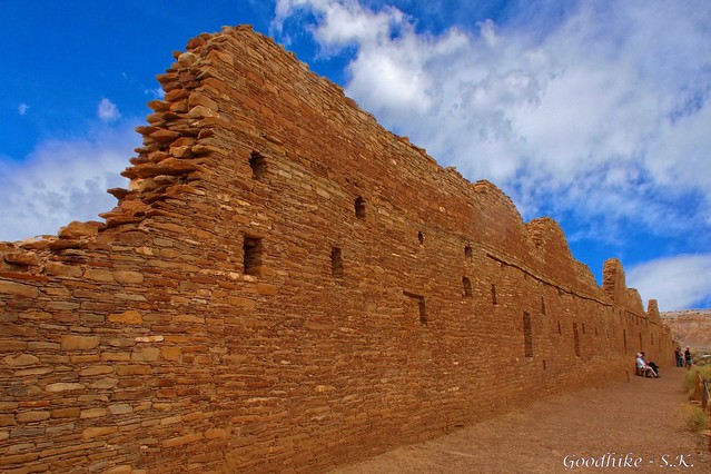 Great Wall of the Chaco Culture National Historical Park  in New Mexico