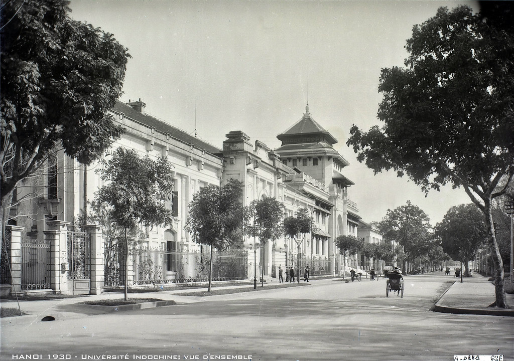 HANOI 1930 - Université Indochine; vue d'ensemble - Trường ĐH Đông Dương