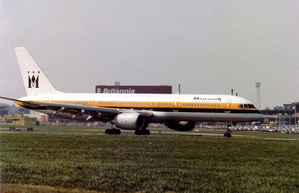 G-MOND is a 1983 Boeing 757-2T7 c/n 22960 l/n 19 Monarch Airlines Luton 25Apr84 - rescanned