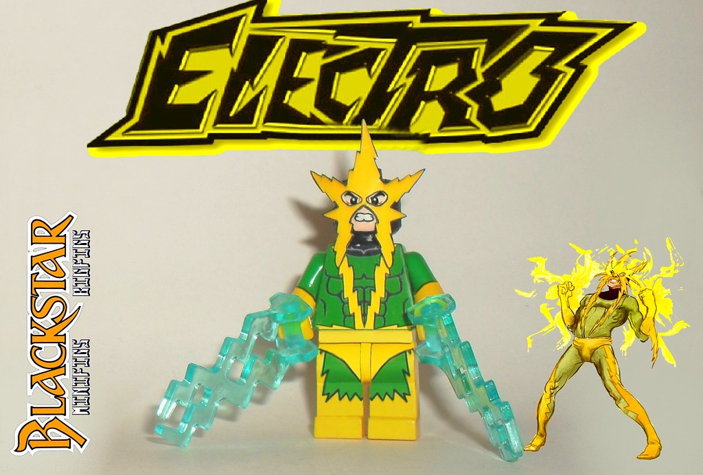 Electro ( Comics Lego Marvel ) | All new design <3 | Seb | Flickr