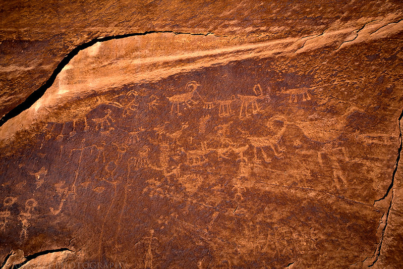 Fading Petroglyph Panel