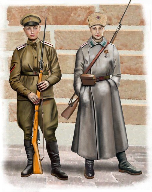 WW1 -  Russian Women' Battailon