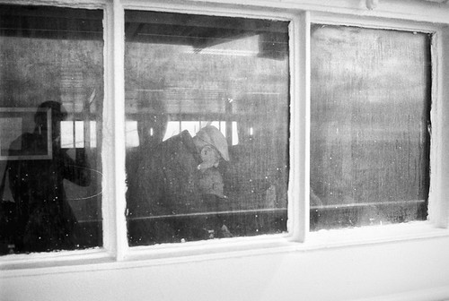 On the ferry