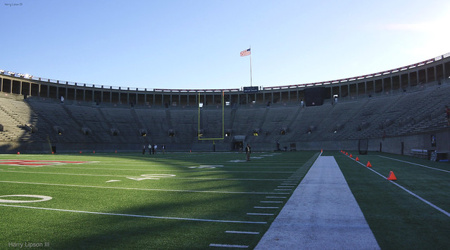 Harvard Stadium on Game Day
