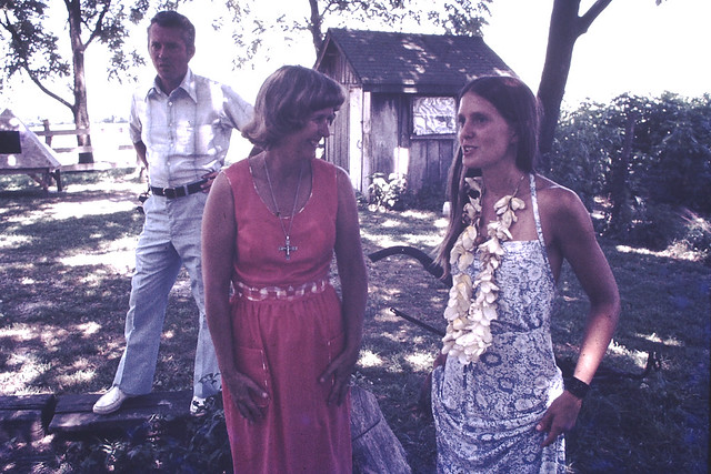Found Photo - Hippie Wedding 1976