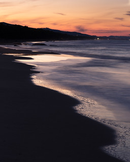 After sunset - Cerrano beach, Abruzzo, Italy