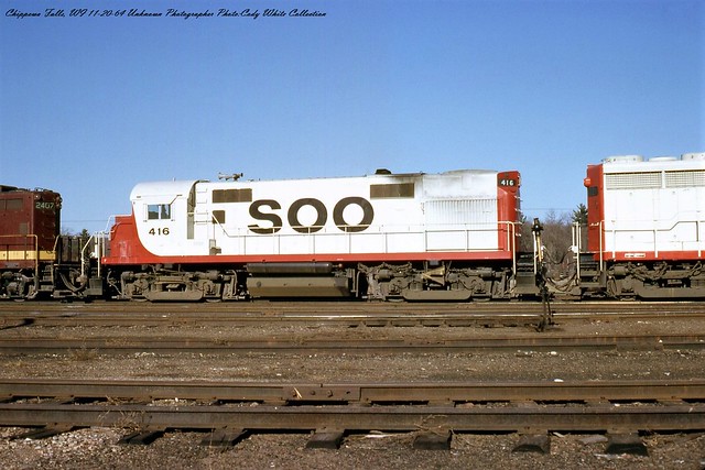 Soo Line RS27 416 Chippewa Falls WI 11-20-1964