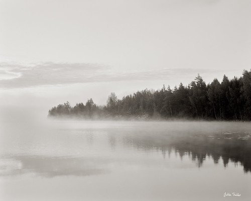 Morning Mist and Reflections by Jukka Vuokko