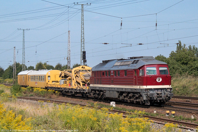 232 223-8 | DGT Deutsche Gleis- und Tiefbau | Großkorbetha | August 2013