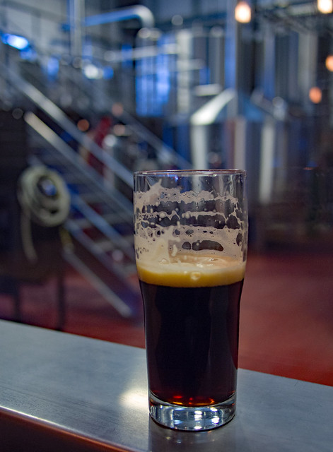 A porter at the brewhouse