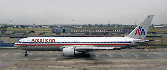 Boeing 767: 25196 767-323ER N369AA American Airlines Frankfurt Airport