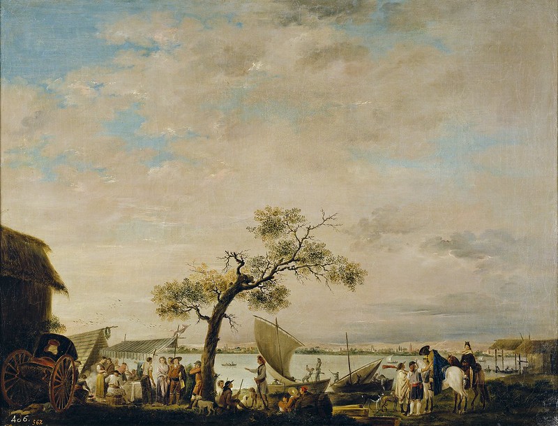 Antonio Carnicero (1748-1814) - Vista de la Albufera de Valencia (c.1783)