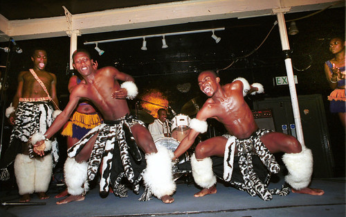 Albert Nyathi Zimbabwean African Cultural Poet and Musician Performing with Sbusi and His Talented Group at The Africa Centre Covent Garden London August 2000 086 guys ok | by photographer695