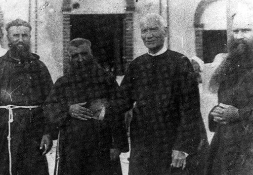 First Capuchins with Padre Palomo