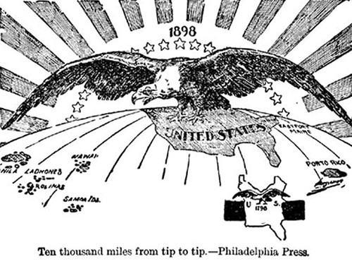 Some Americans favored the expansionism movement to include territories, while others did not.

Philadelphia Press
