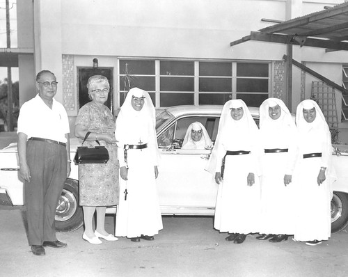 Pedro and Maria Ada with the Mercy Sisters