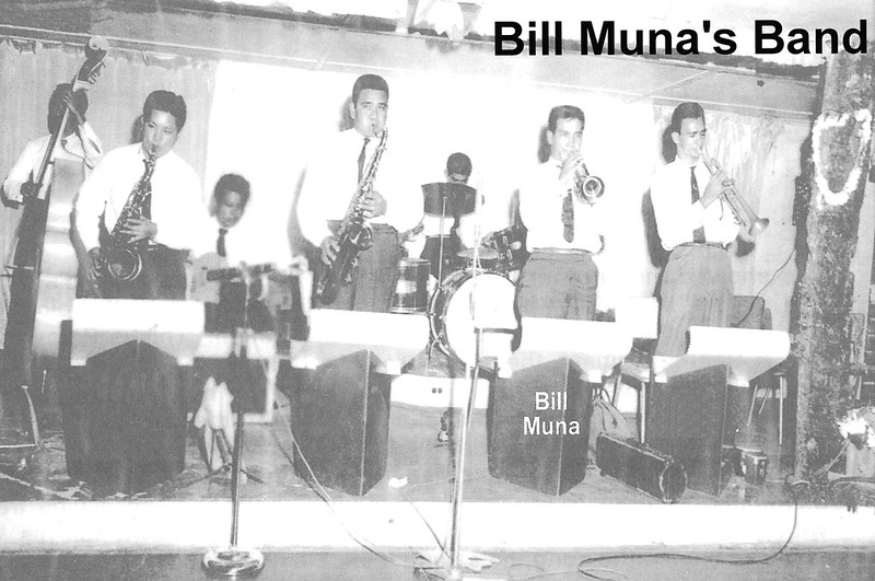 Bill Muña and his band playing at a club the night before typhoon Karen.

Tina Muña Barnes/Guam Humanities Council