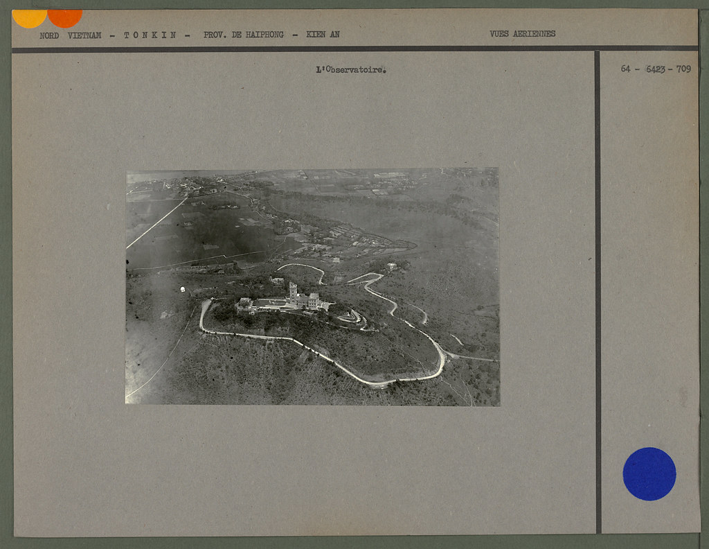 Hai Phong 1920 -1929 - Vues aériennes. L'observatoire. Đài thiên văn Phù Liễn