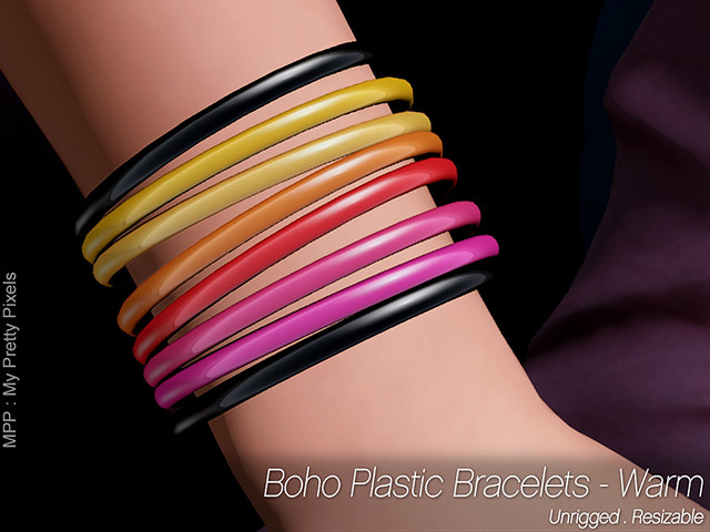 MPP - Boho Plastic Bracelets - Warm