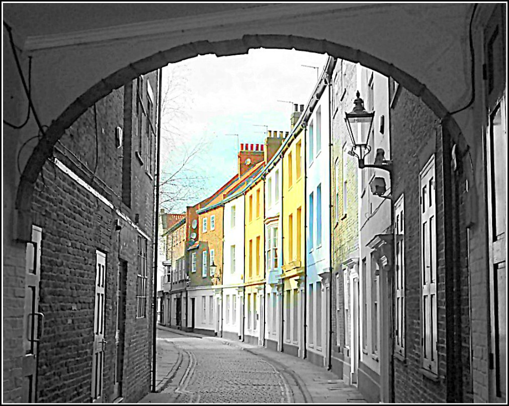 Prince Street in Hull City ..