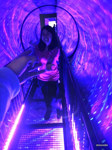 spinning tunnel in Museum of Illusions Toronto