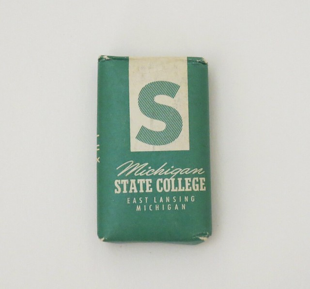 Vintage Travel Guest Soap - Michigan State College - East Lansing, Michigan