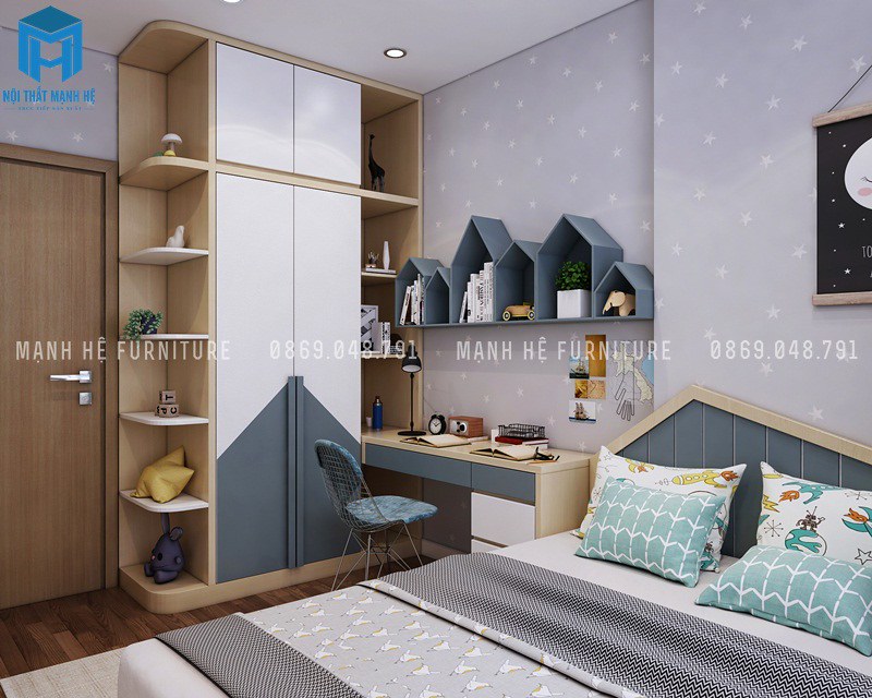 Thiết kế nội thất chung cư căn hộ 70m2 | phòng ngủ cho bé vi… | Flickr