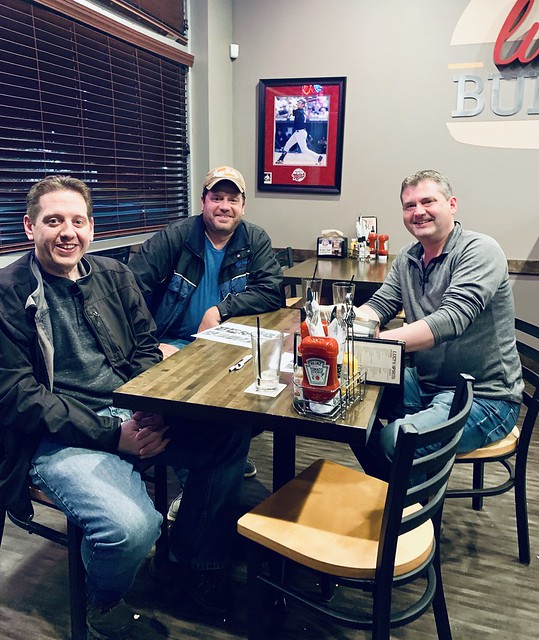 03/28/18 at Lucy’s Burgers 1st Place: Three Amigos (36.5 points)