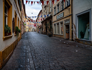 Old Town Streets After The Festival