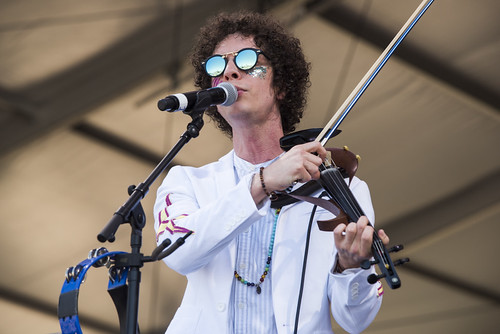 Sweet Crude play the Acura stage during Jazz Fest day 3 on April 27, 2019. Photo by Ryan Hodgson-Rigsbee RHRphoto.com