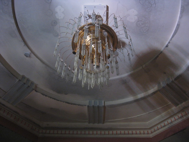 The Art Deco Ceiling of the Waiting Room - Rone Empire Installation Exhibition; Burnham Beeches, Sherbrooke