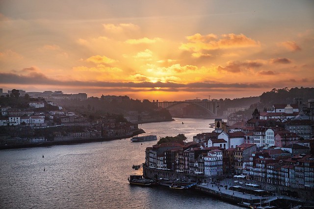 Sunset Over Porto 1