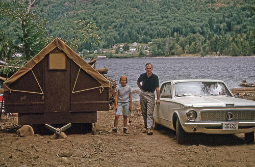 lakecowichan vancouverisland britishcolumbia canada plymouth valiant 1963 sedan 1966 lakefront lakeshore tenttrailer chrysler youbou