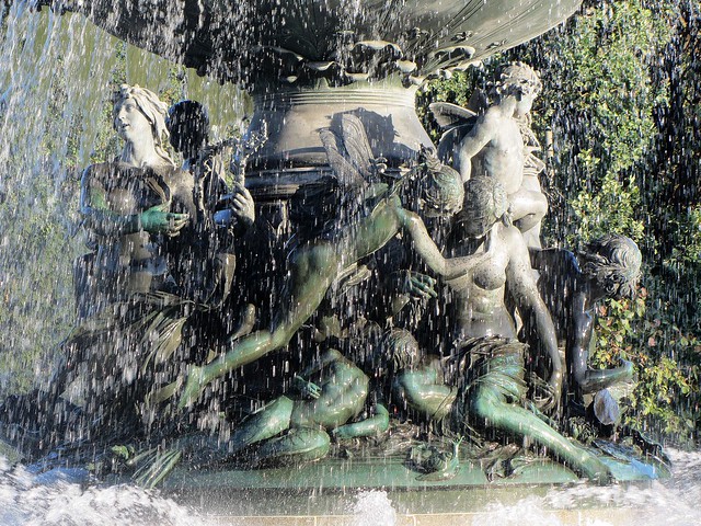 Dresden - Springbrunnen