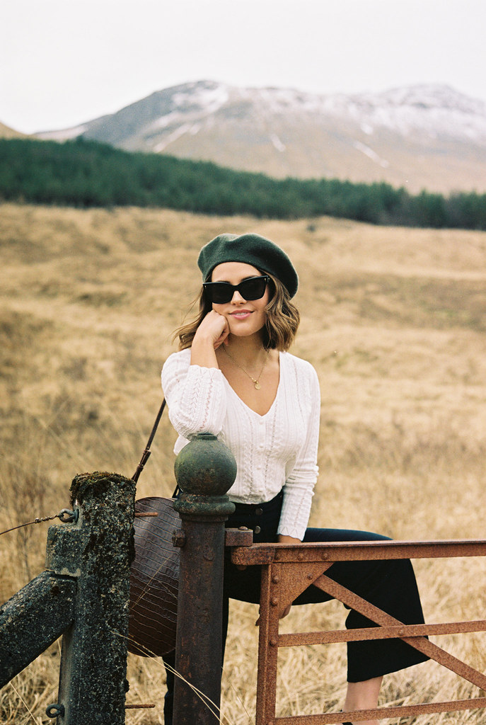 The Little Magpie Glencoe Scotland Fashion Shoot Mulberry Sandro Needle & Thread