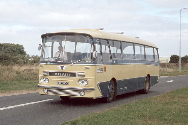 Newquay Motor Co  ( Hawkey ) .  Newquay , Cornwall . DAF100C Three Burrows Cross , Cornwall . Saturday 10th-September-1977 .