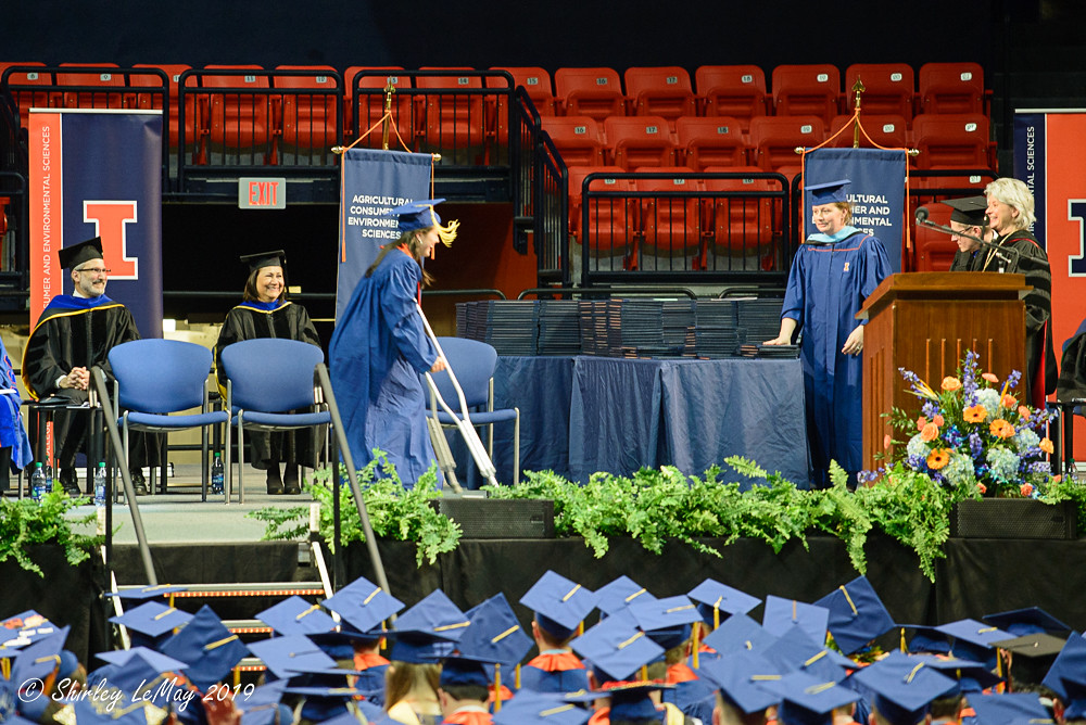 ACES Convocation - Crutching Across the Stage