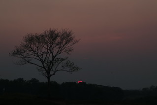 Sonnenuntergang in Palenque