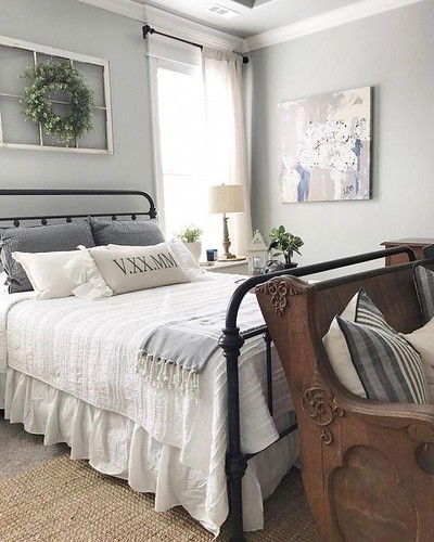 beautiful farmhouse master bedroom ideas | Bedroom | Farmhouse style #bedroom #b… | by tillman9292steuber376