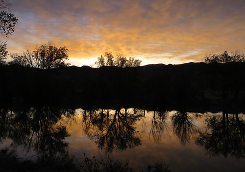 salida colorado sunrise trees reflection clouds frantzlake statewildlifearea swa lake pond
