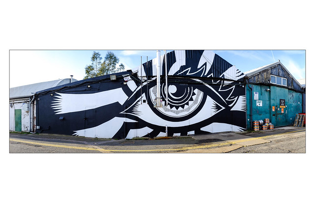 The Human Eye in Street Art (We Like Static), East London, England.