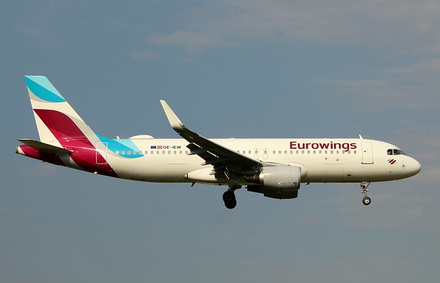 Eurowings Europe, OE-IEW, MSN 7148, Airbus A 320-214 SL, 19.05.2018,  HAM-EDDH, Hamburg