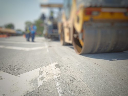 Road maintenance by burning old materials and improving quality | by naatoy