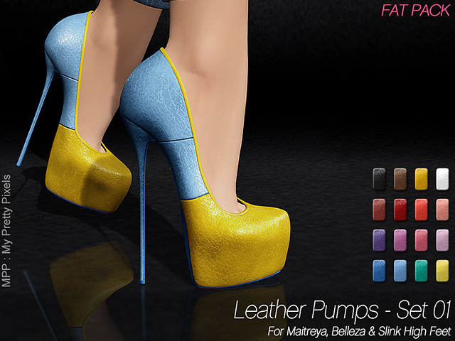 MPP Mesh - Leather Pumps - FatPack